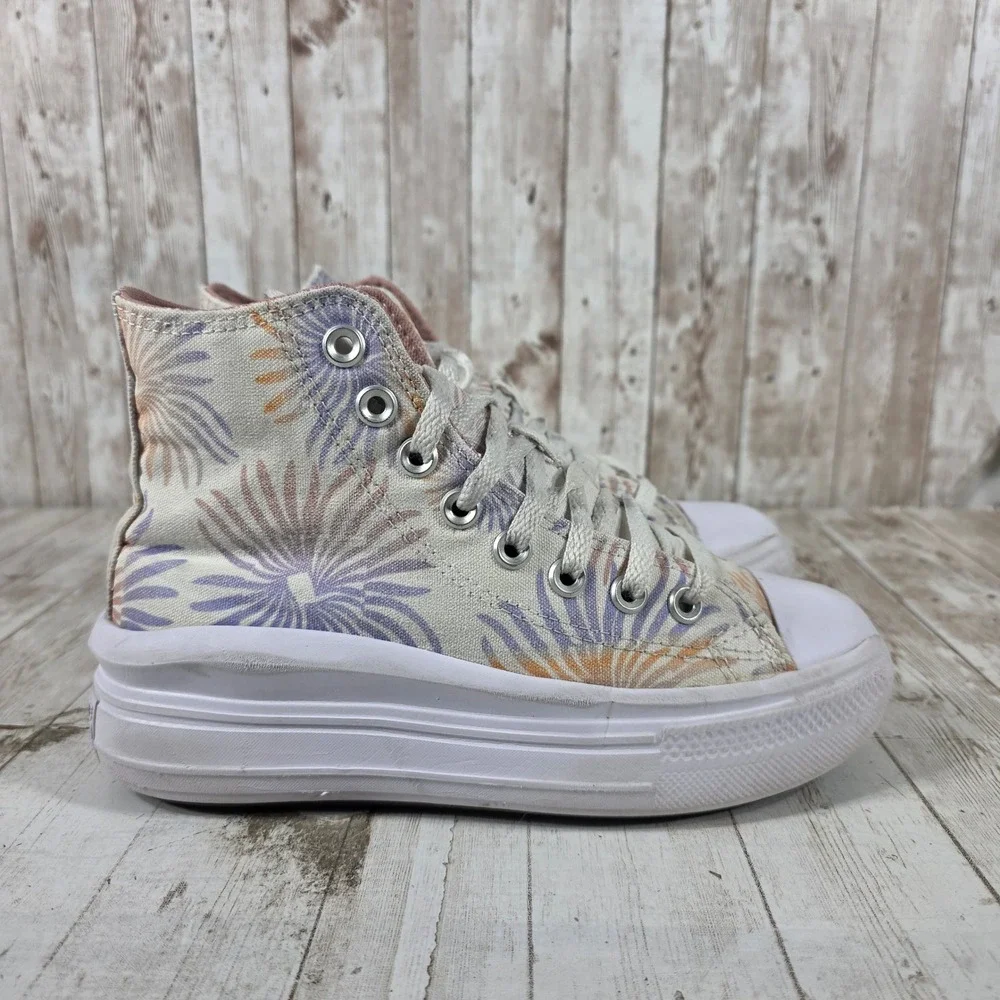 Converse Chuck Taylor All Star Move Floral High Top Platform Sneakers A00872F